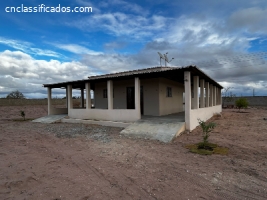 Chácara c/ 10.000m² S. de Santana, casa lajeada R$199.000,00
